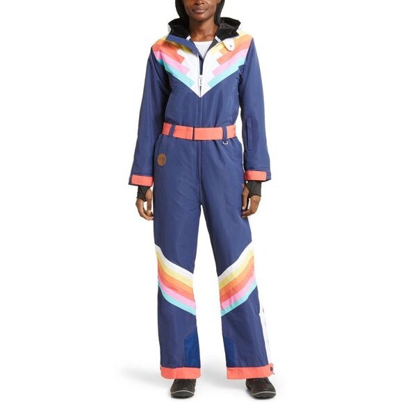 Tipsy Elves Multicolor Chevron Jumpsuit - Picture 2 of 14